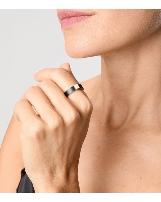 Tom Ford Black Thin Fera Ring