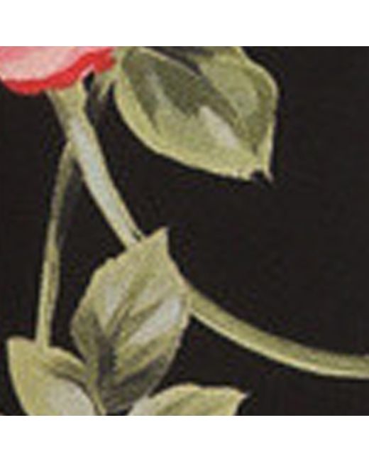 Dolce & Gabbana Multicolor Silk Floral Skinny Scarf