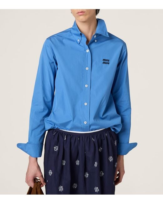 Miu Miu Blue Shirts