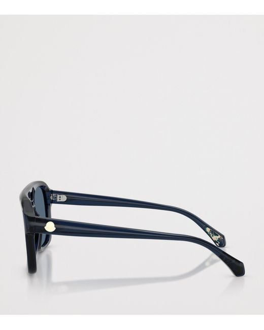 Moncler Blue Vantos Pillow Sunglasses