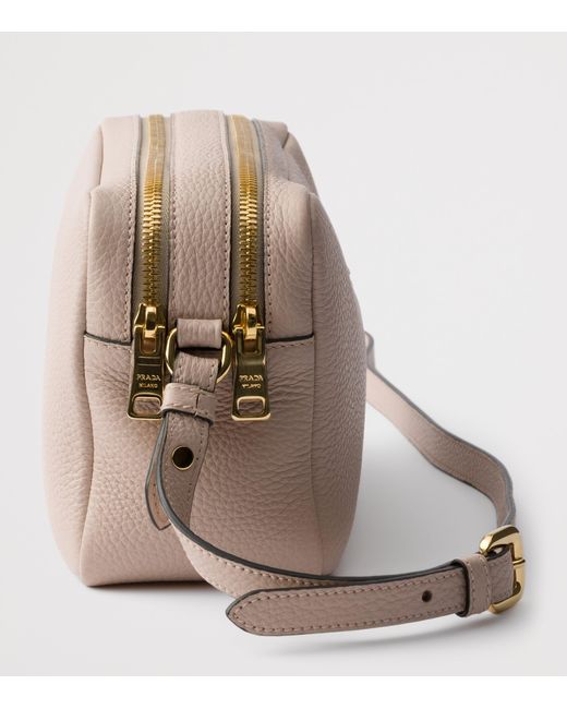 Prada Brown Small Leather Cross-Body Bag