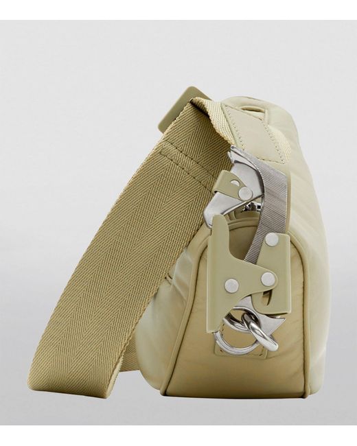 Burberry Green Leather Shield Cross-body Bag for men