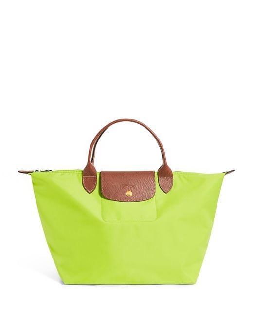 Longchamp Green Medium Le Pliage Original Top-handle Bag