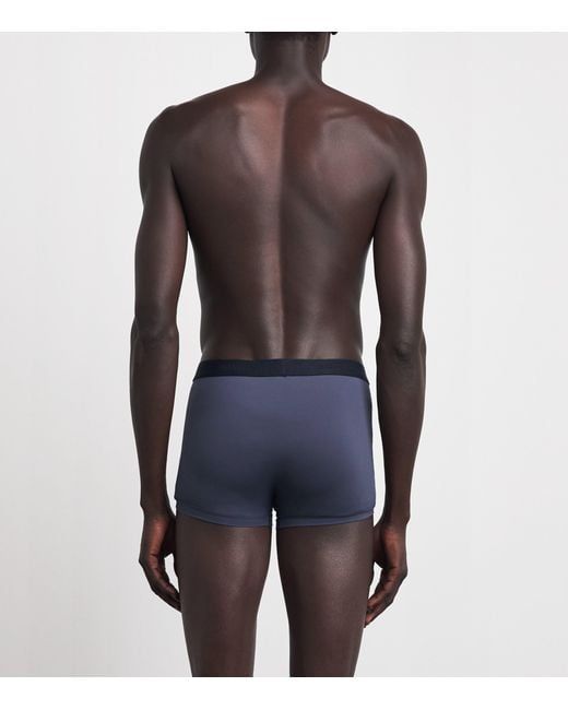 Hanro Blue Micro-Touch Boxer Briefs for men