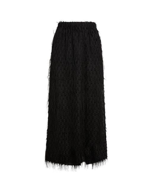 By Malene Birger Black Textured Palome Skirt