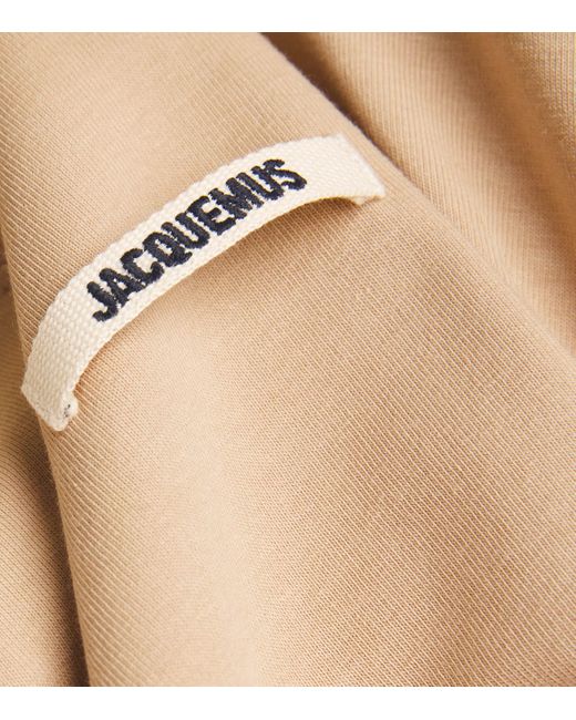 Jacquemus Natural T-Shirt With Logo