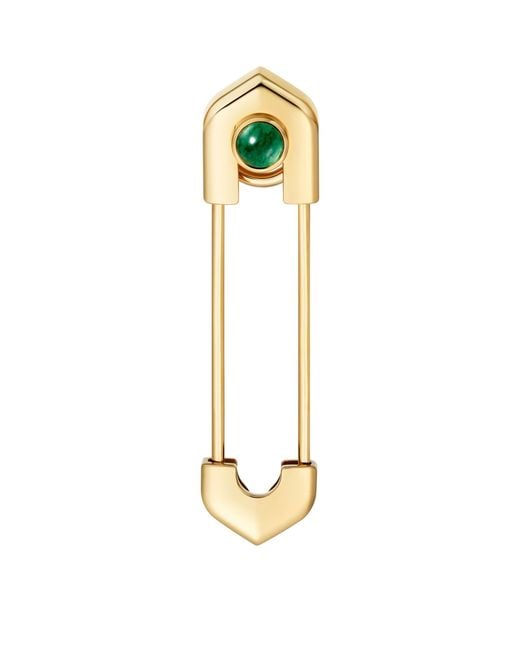 Cartier Metallic And Aventurine C De Tie Pin for men