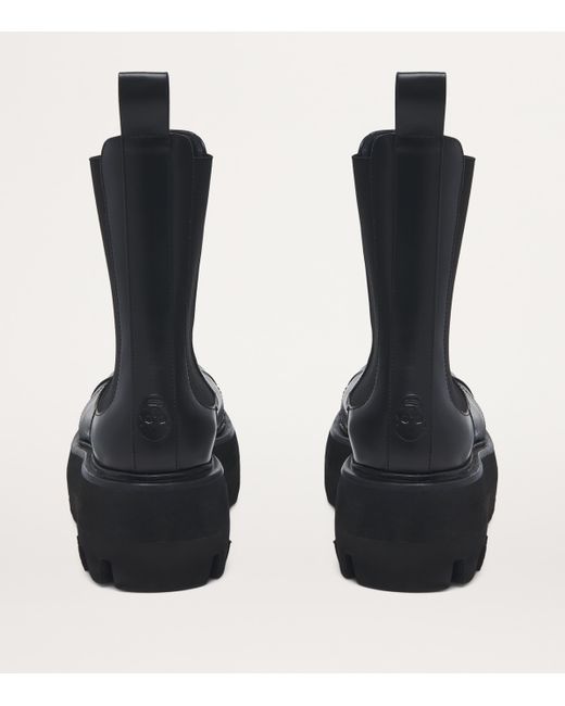 Alexander McQueen Black Soft Chelsea Boots for men