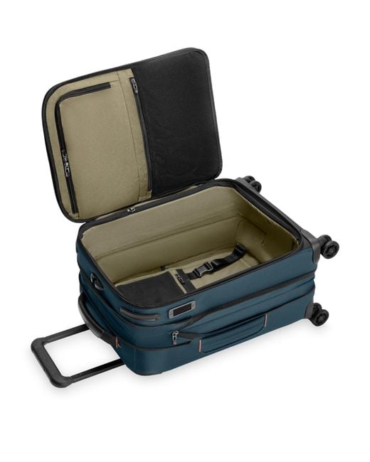 Briggs & Riley Blue Zdx Essential Carry-On Spinner Suitcase