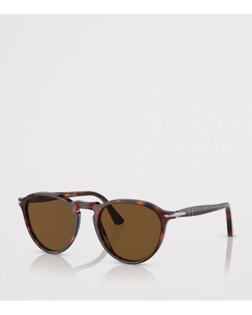Persol Brown Tortoiseshell Phantos Sunglasses