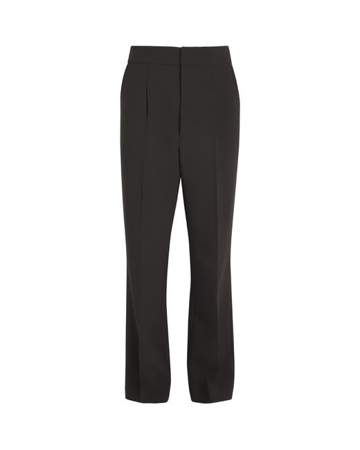 Fear Of God Black Wool-Blend Straight Trousers for men