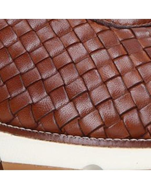 Cole Haan Brown Leather 4.Zerøgrand Oxford Sneakers for men