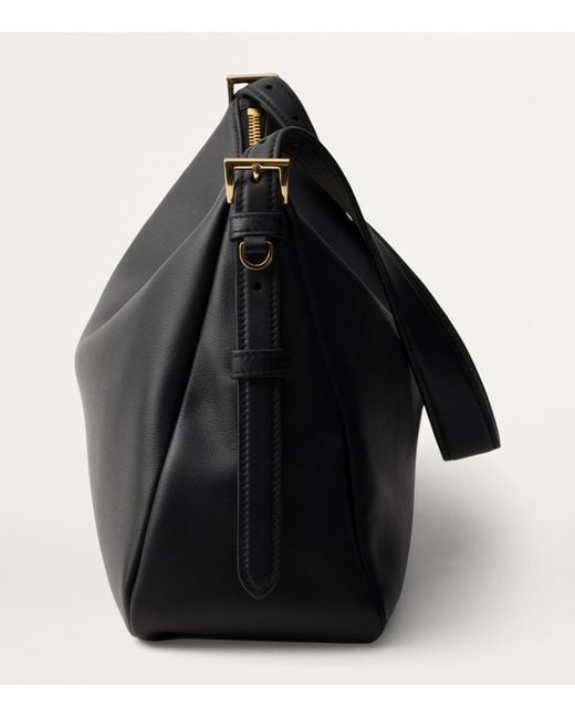 Prada Black Large Calf Leather Aimée Shoulder Bag
