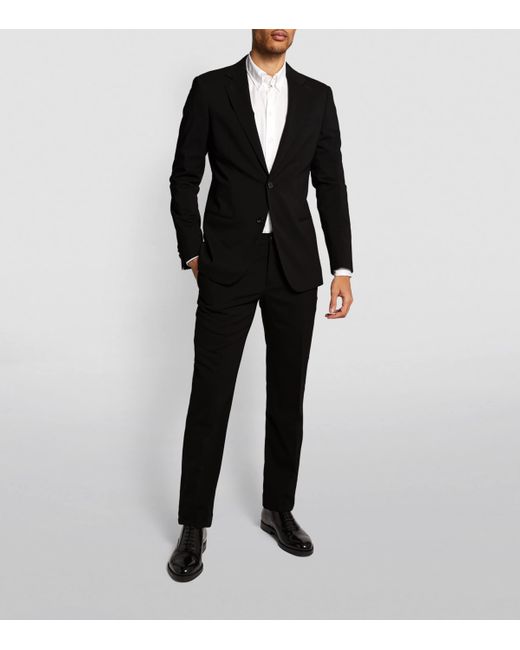 Giorgio Armani Black Wool Two-Piece Suit for men