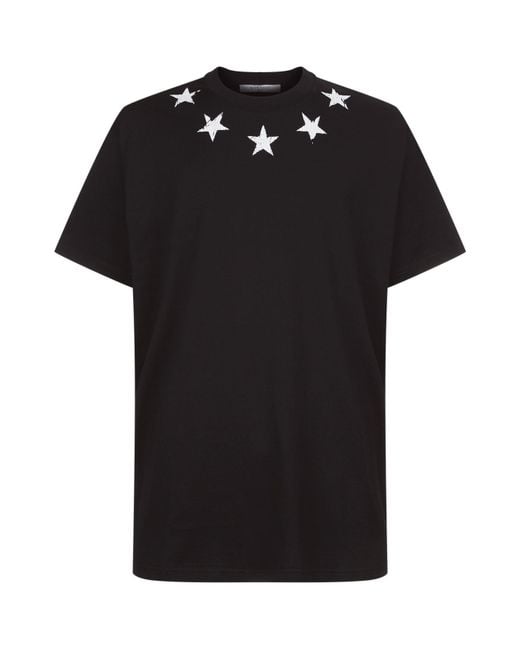 Givenchy Black Faded Star T-shirt for men