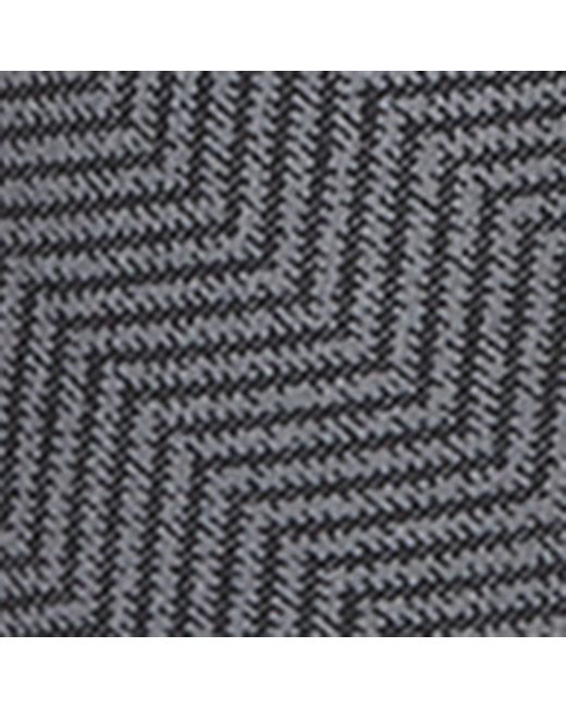 Giorgio Armani White Silk Chevron Tie for men