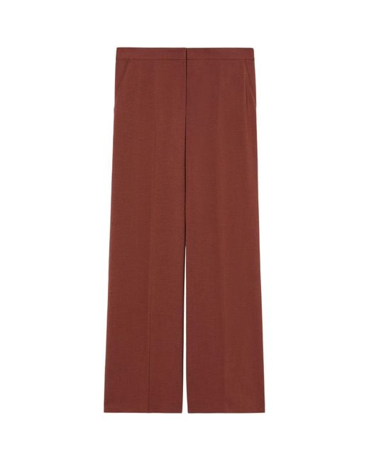 Marina Rinaldi Purple Pleated Tailored Trousers