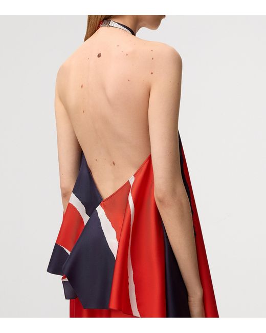 Loewe Red Printed Halterneck Top