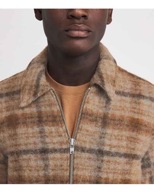 Wax London Brown Wool-Blend Heath Jacket for men