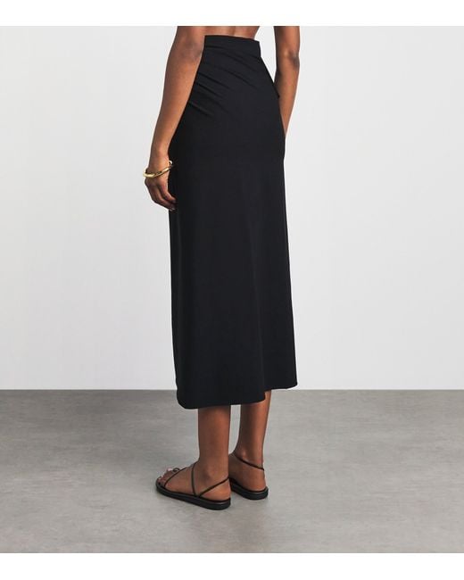 Hunza G Black Long Upf50+ Sarong
