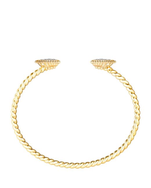 Boucheron Metallic Small And Diamond Serpent Bohème Motif Bracelet