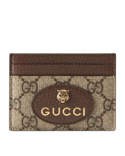 Gucci Metallic Neo Vintage Gg Supreme Card Holder for men