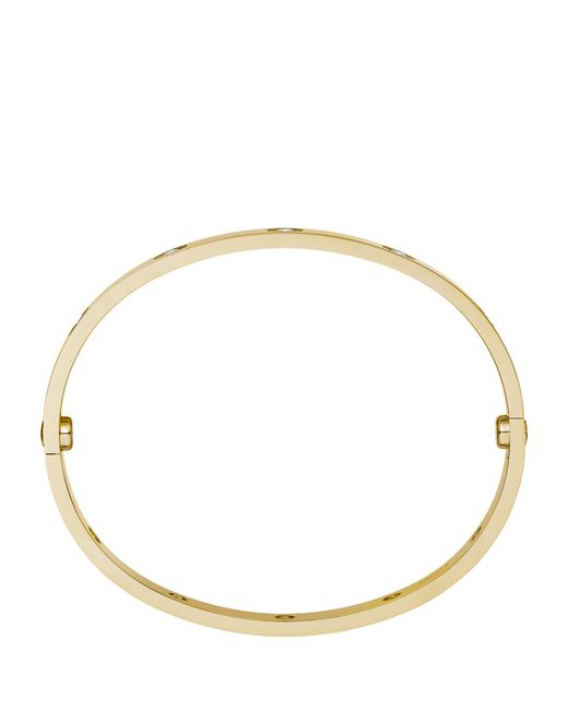 Cartier Natural Yellow Gold And Diamond Love Bracelet