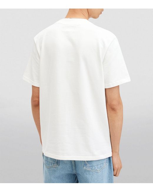 AllSaints White Organic Cotton Nero T-shirt for men