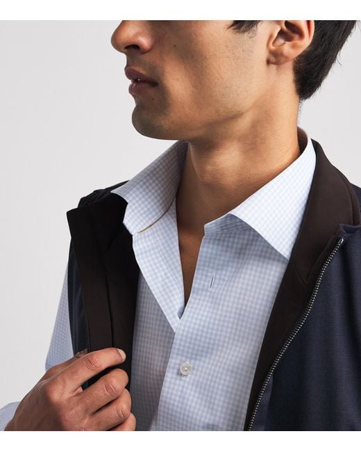 Eton of Sweden Blue Cotton Slim Fit Shirt for men
