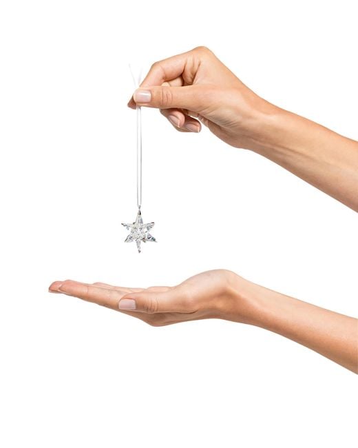 Swarovski White Shimmer Star Ornament
