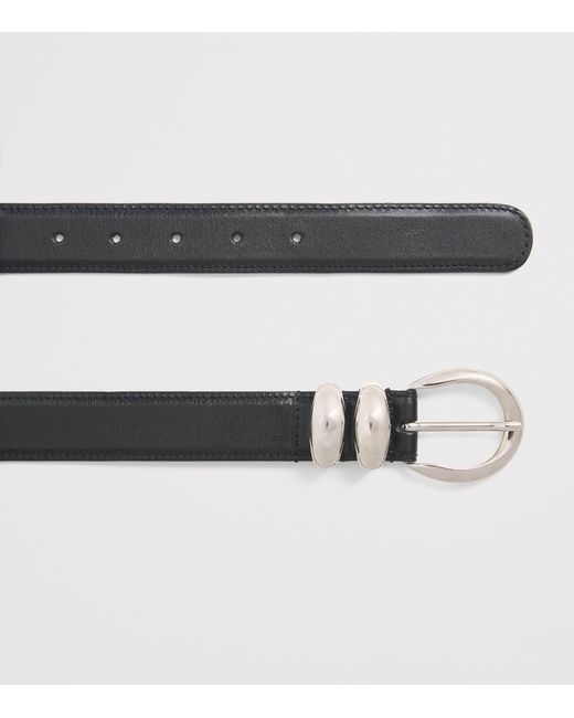 Sandro Black Leather Belt