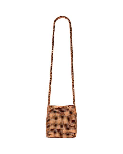 Rabanne Natural Mini Pixel Shoulder Bag
