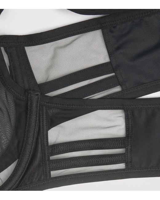 Maison Lejaby Gray Nufit Panelled Bra