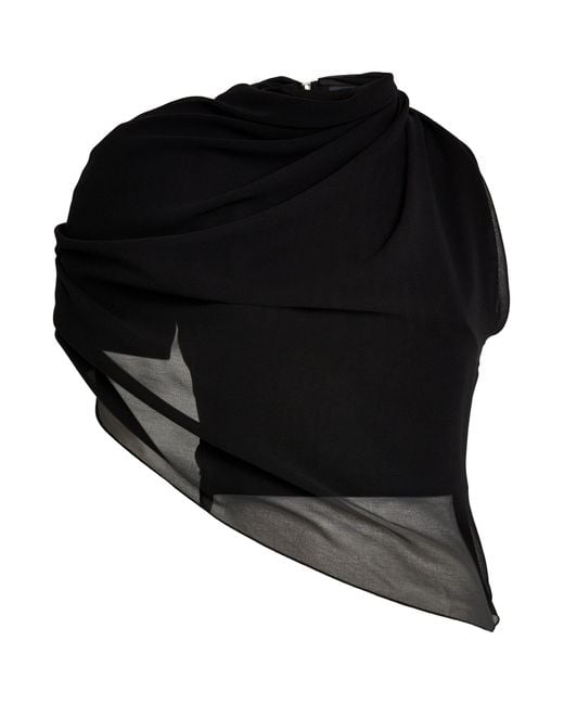 Jacquemus Black Draped Pablo Top