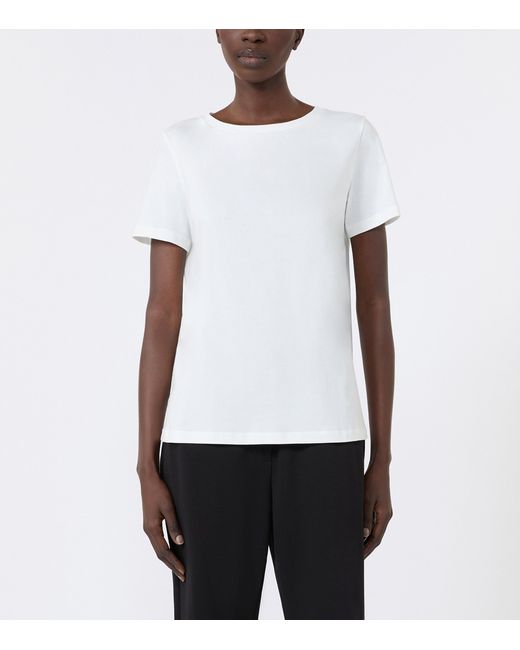Weekend by Maxmara White Cotton T-Shirt