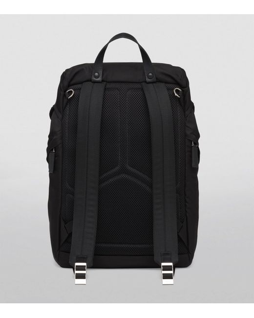 Prada Black Re-Nylon Backpack for men
