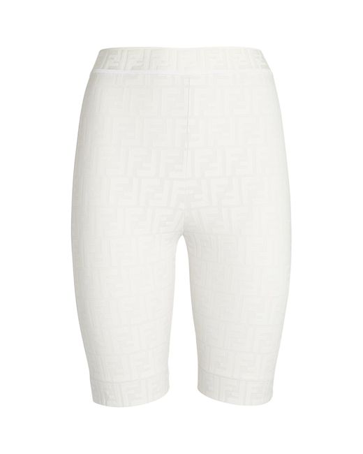 cycle shorts white