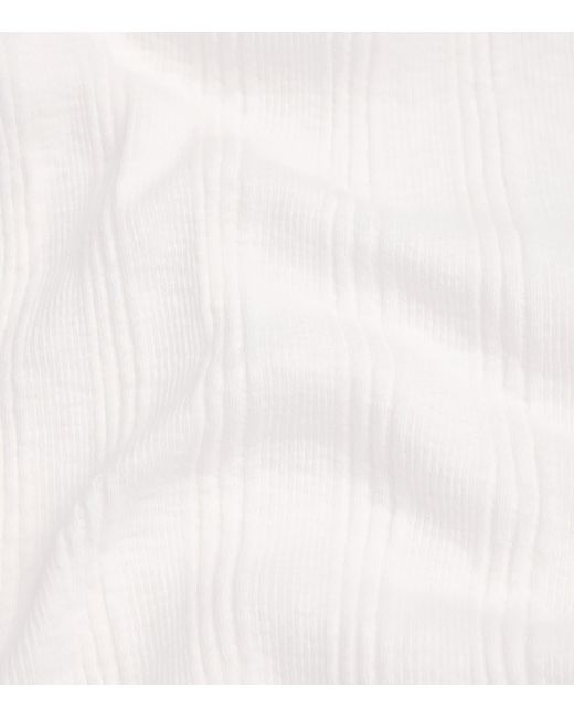 Mother White Cotton Itty Bitty T-Shirt