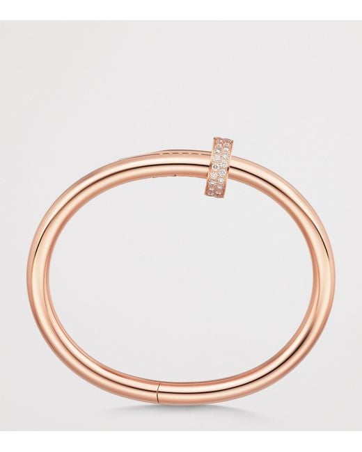 Cartier White And Diamond Juste Un Clou Bracelet
