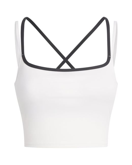 vuori White Daily Layered Tank Top