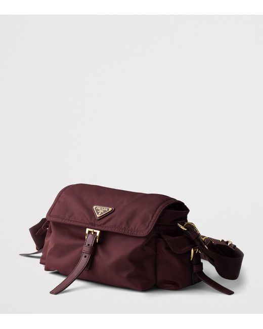 Prada Purple Medium Re-Nylon Explore Shoulder Bag