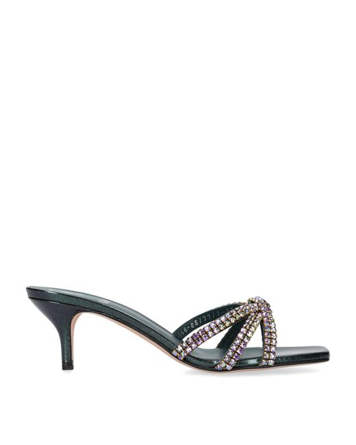 Gina Green Embellished Fire Mules 50