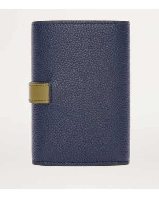 Loewe Blue Small Calfskin Vertical Wallet