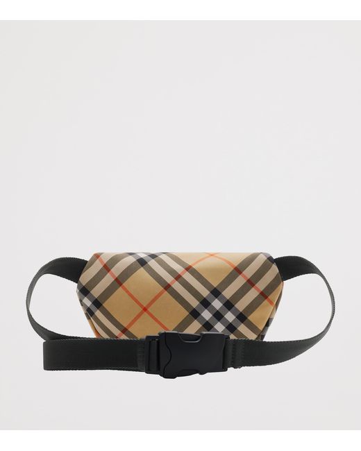 Burberry Natural Small Check Belt Bag for men