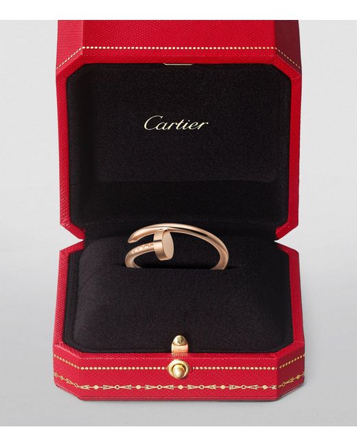 Cartier White Small Rose Gold Juste Un Clou Ring
