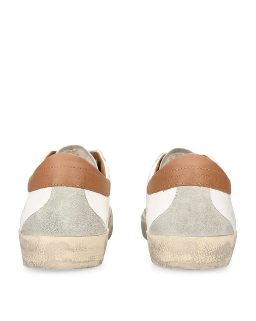 Golden Goose Deluxe Brand White Leather Super-Star Sneakers for men