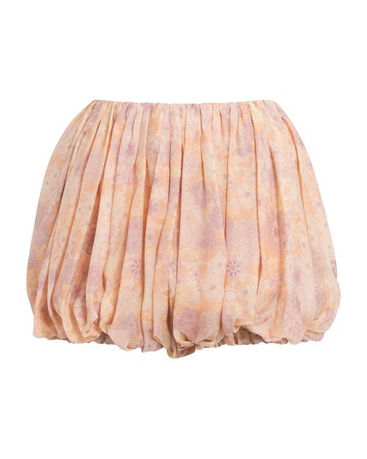 Chloé Pink Silk Charmeuse Bloomer Shorts