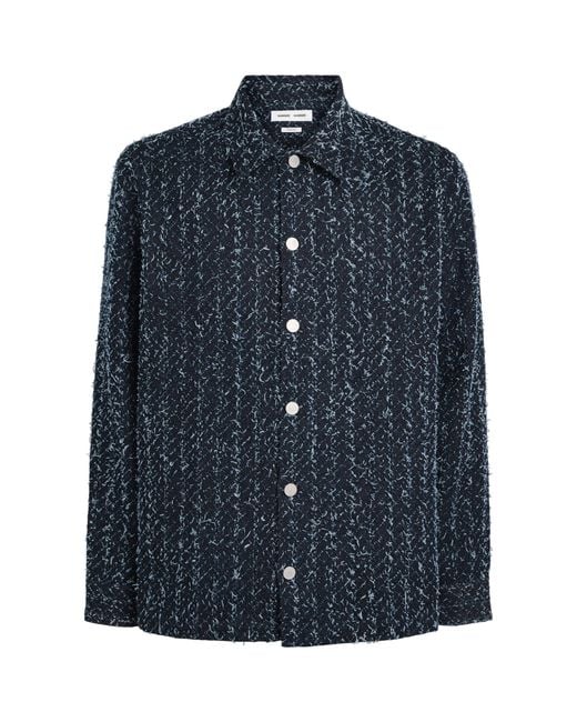 Samsøe & Samsøe Blue Sacastor X Denim Overshirt for men