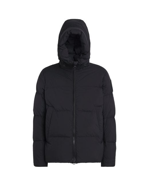 Canada Goose Black Down Packable Enduraluxe Crofton Puffer Jacket for men