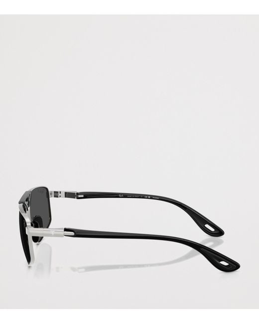 Ray-Ban Black X Scuderia Ferrari Rb3776M Irregular Sunglasses